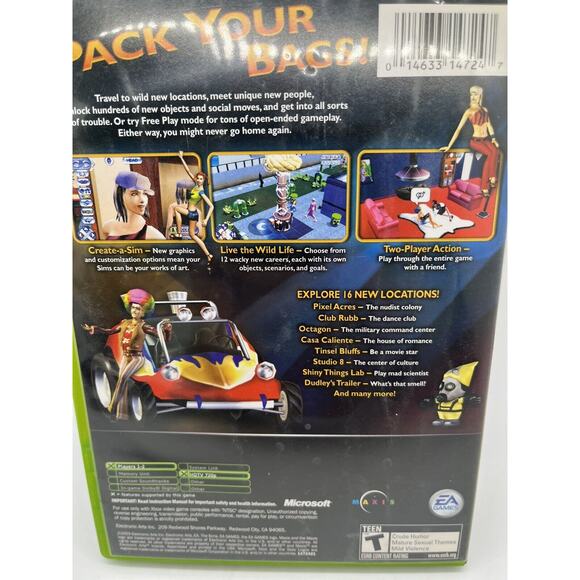 The Sims Bustin' Out - Complete Original Xbox Game - Tested! - Picture 3 of 8